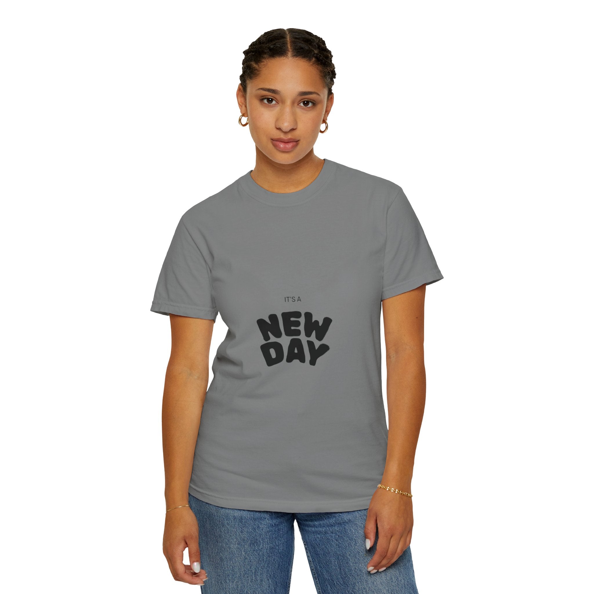 New Day Graphic T-Shirt — "It's a New Day" Positive Message Tee