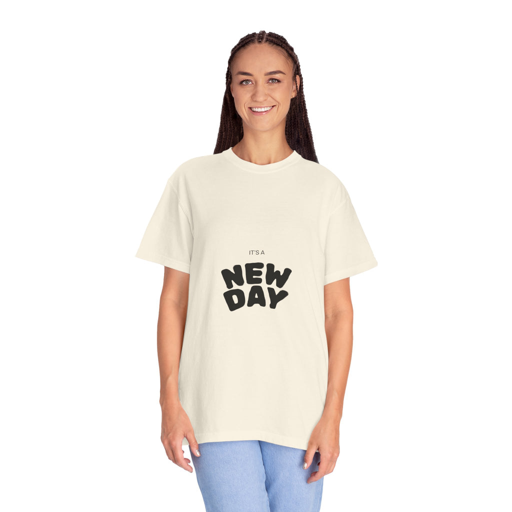 New Day Graphic T-Shirt — "It's a New Day" Positive Message Tee