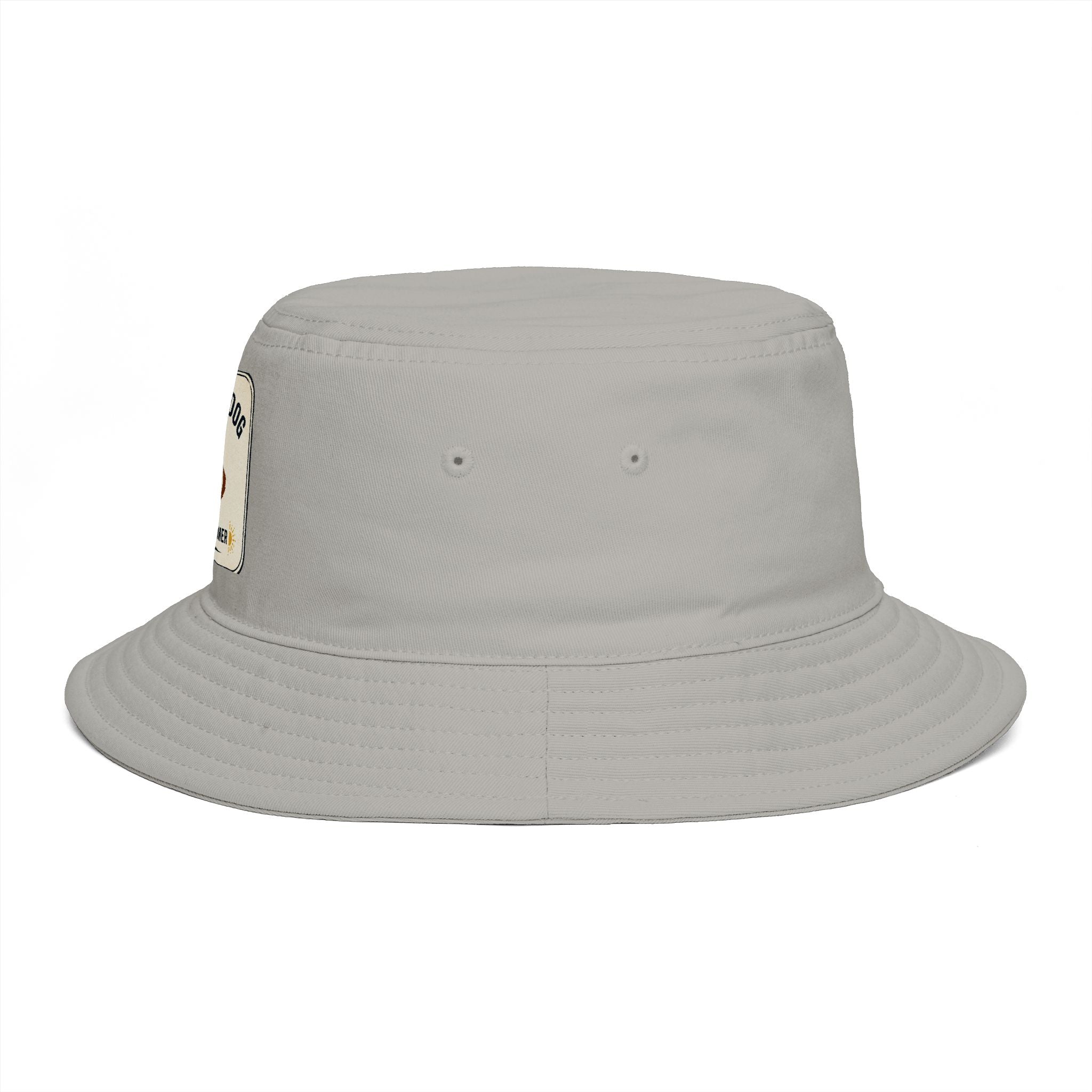 I Love My Dog Bucket Hat — Vintage Dog Patch Summer Pet Lover Hat