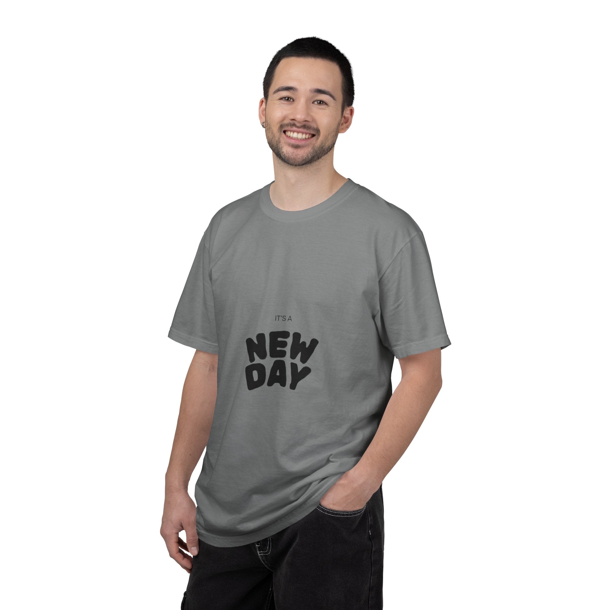 New Day Graphic T-Shirt — "It's a New Day" Positive Message Tee
