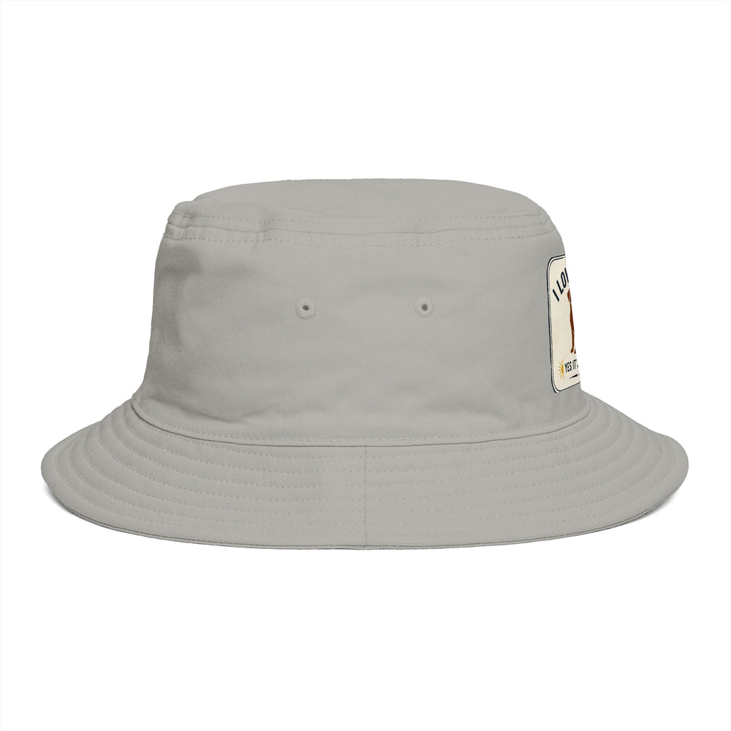 I Love My Dog Bucket Hat — Vintage Dog Patch Summer Pet Lover Hat
