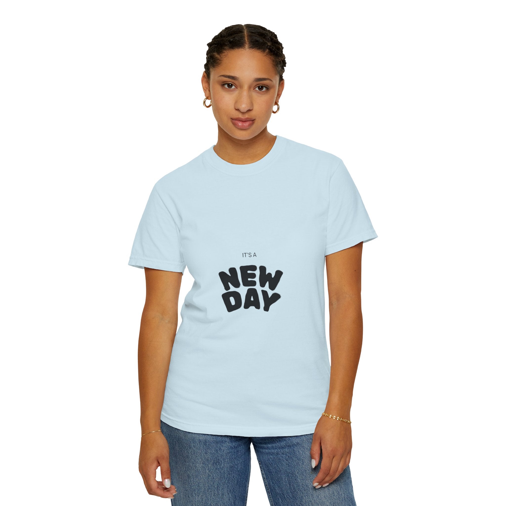 New Day Graphic T-Shirt — "It's a New Day" Positive Message Tee