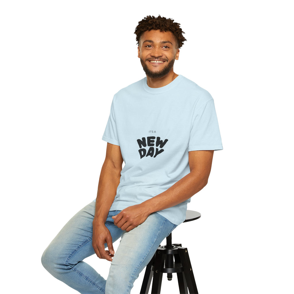 New Day Graphic T-Shirt — "It's a New Day" Positive Message Tee