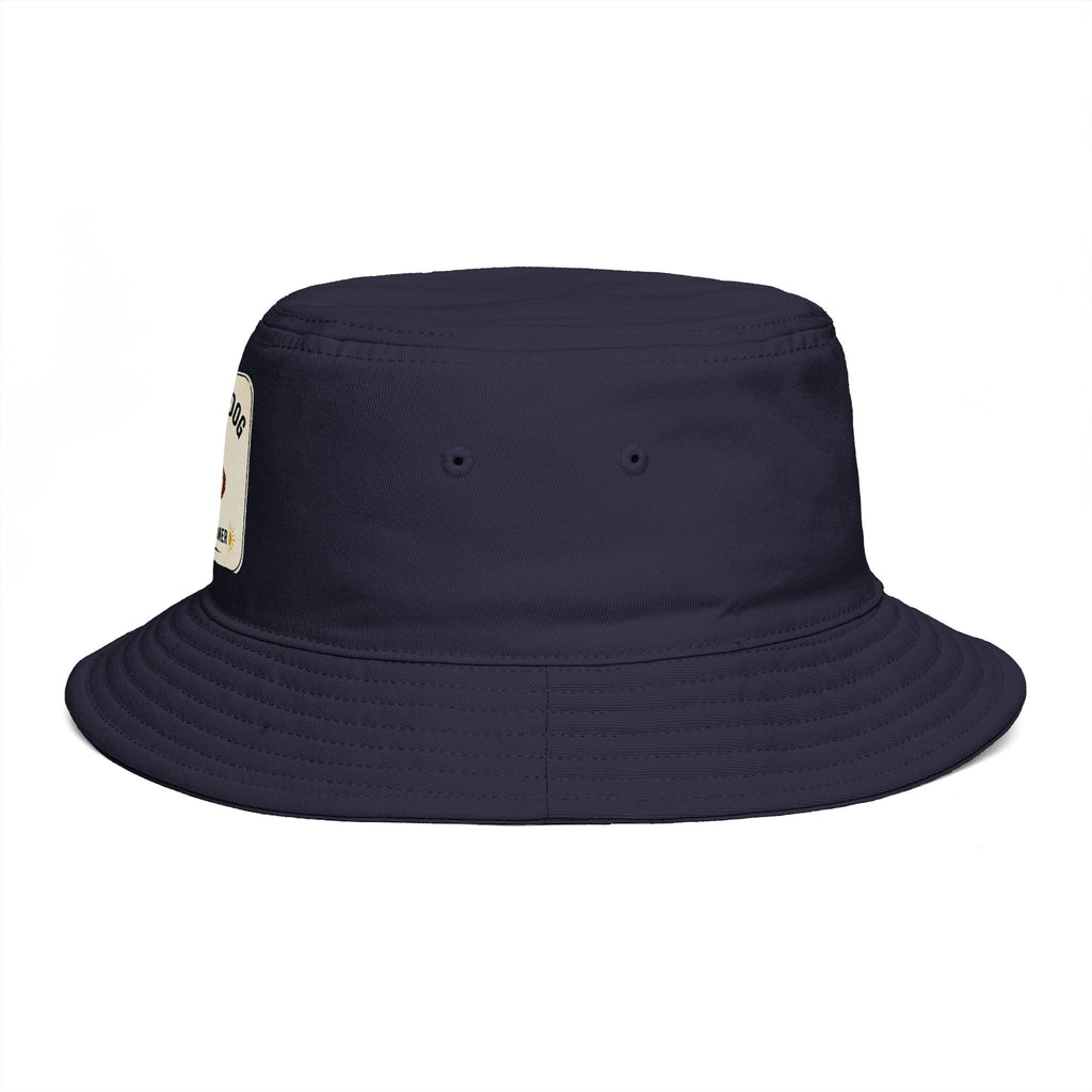 I Love My Dog Bucket Hat — Vintage Dog Patch Summer Pet Lover Hat