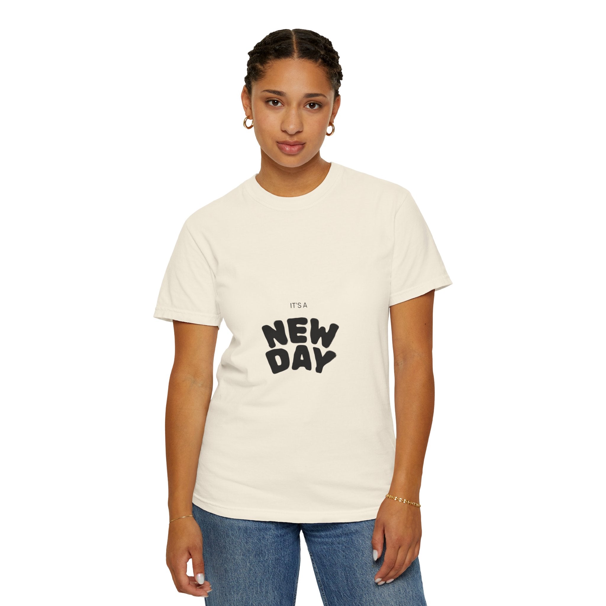 New Day Graphic T-Shirt — "It's a New Day" Positive Message Tee