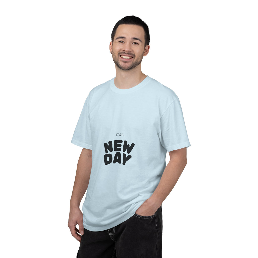 New Day Graphic T-Shirt — "It's a New Day" Positive Message Tee