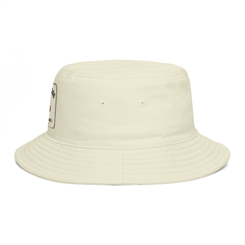 I Love My Dog Bucket Hat — Vintage Dog Patch Summer Pet Lover Hat