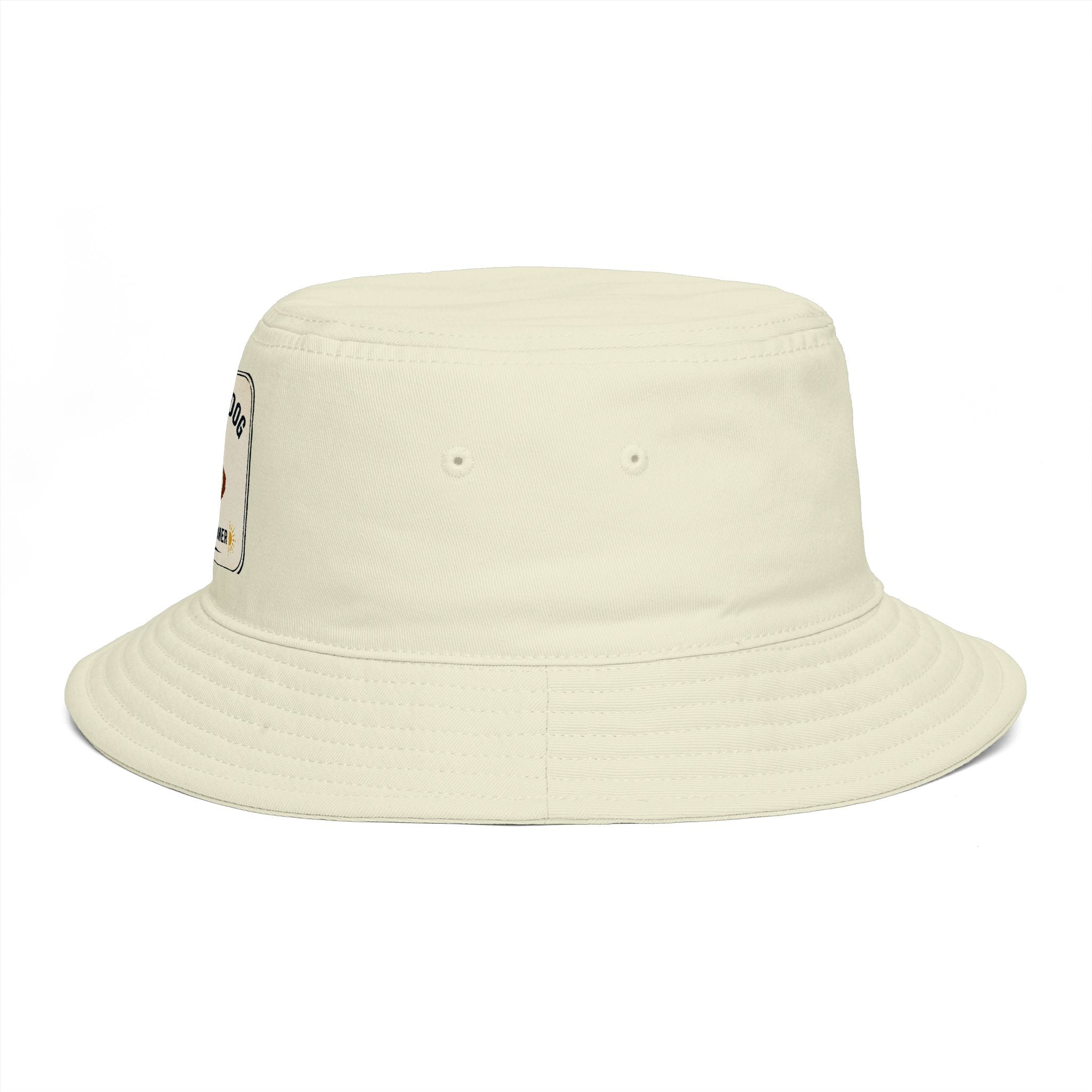 I Love My Dog Bucket Hat — Vintage Dog Patch Summer Pet Lover Hat