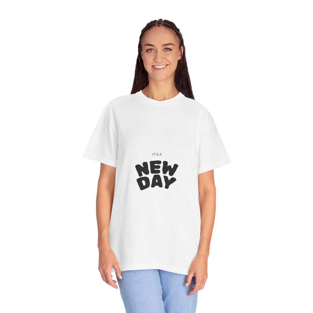 New Day Graphic T-Shirt — "It's a New Day" Positive Message Tee
