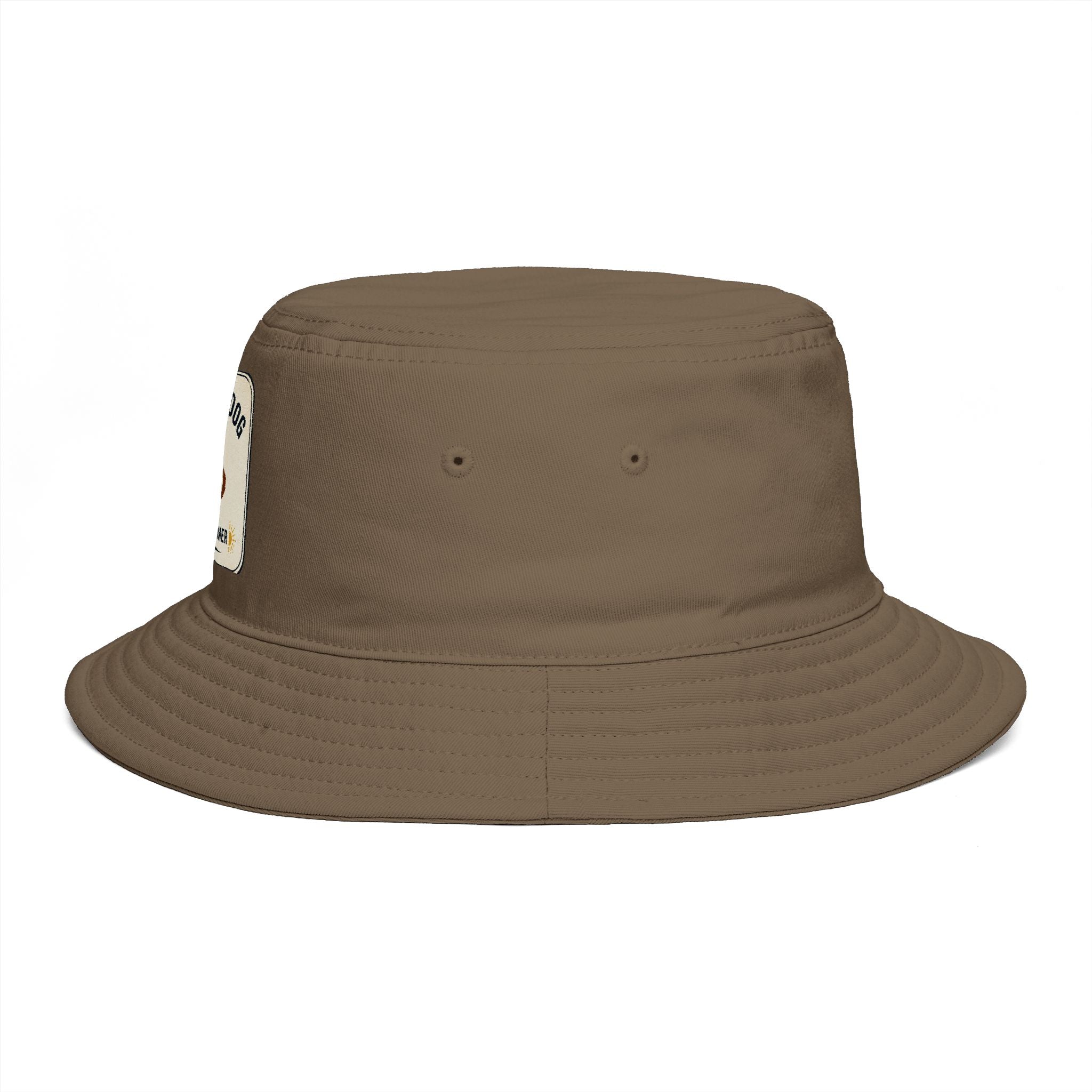 I Love My Dog Bucket Hat — Vintage Dog Patch Summer Pet Lover Hat