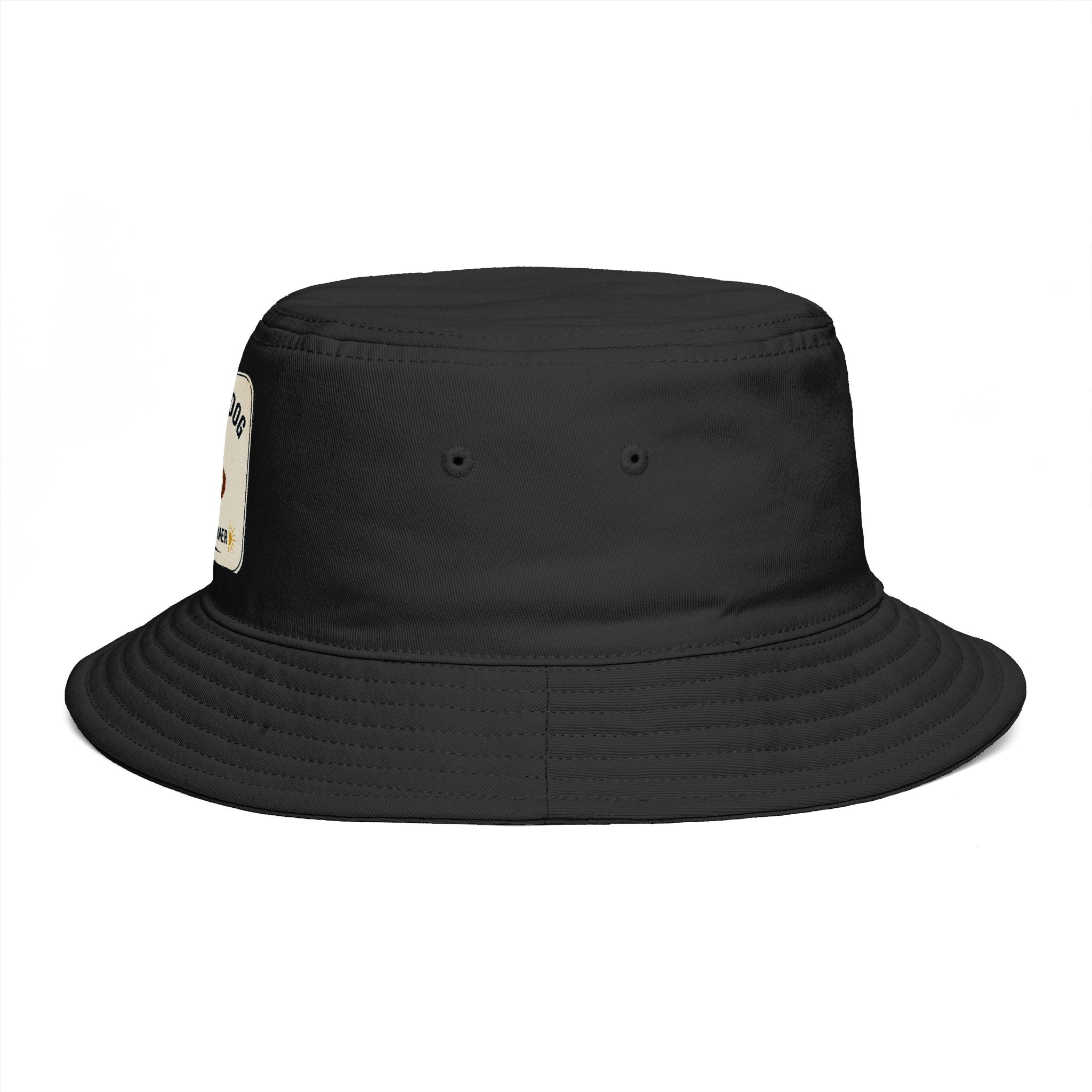 I Love My Dog Bucket Hat — Vintage Dog Patch Summer Pet Lover Hat