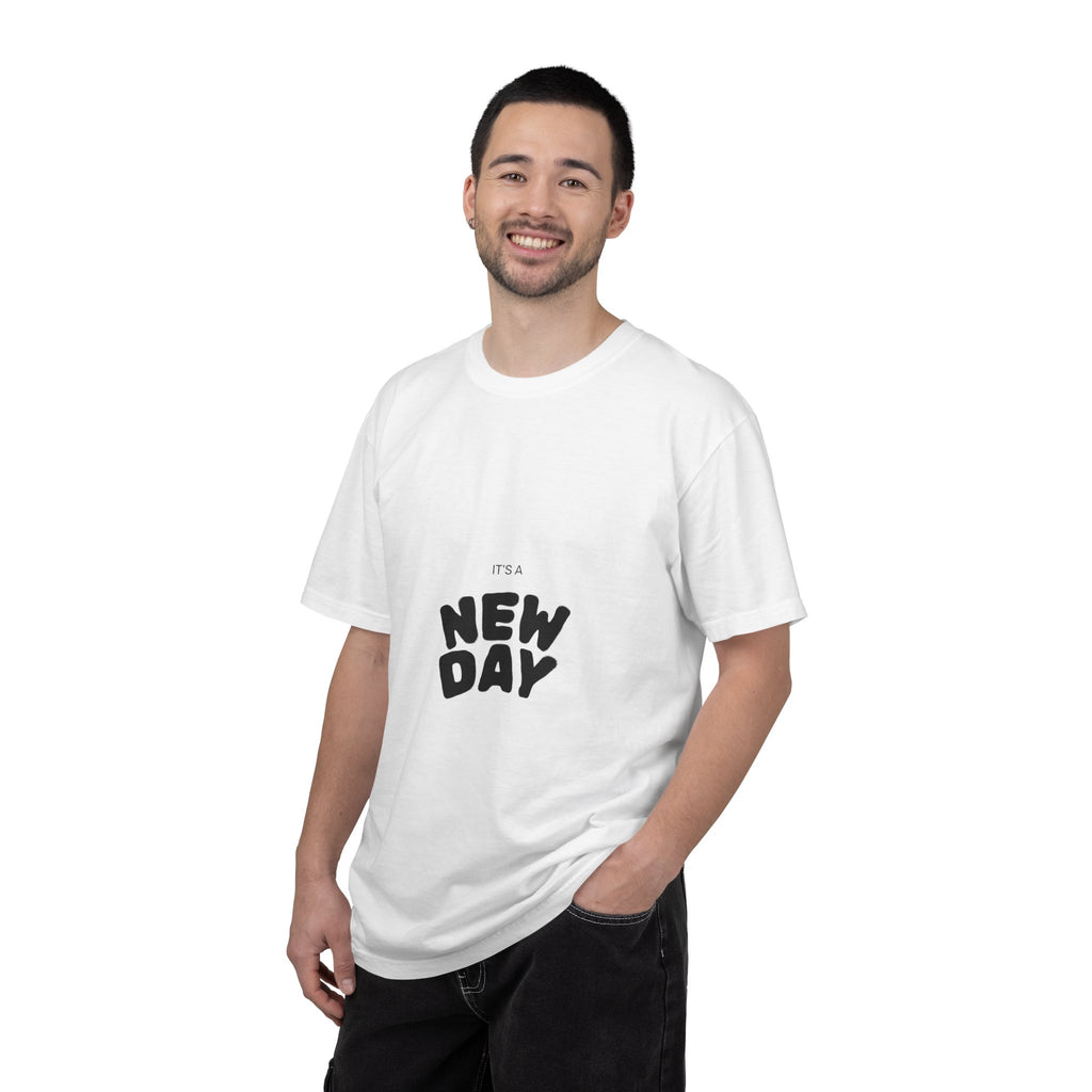 New Day Graphic T-Shirt — "It's a New Day" Positive Message Tee