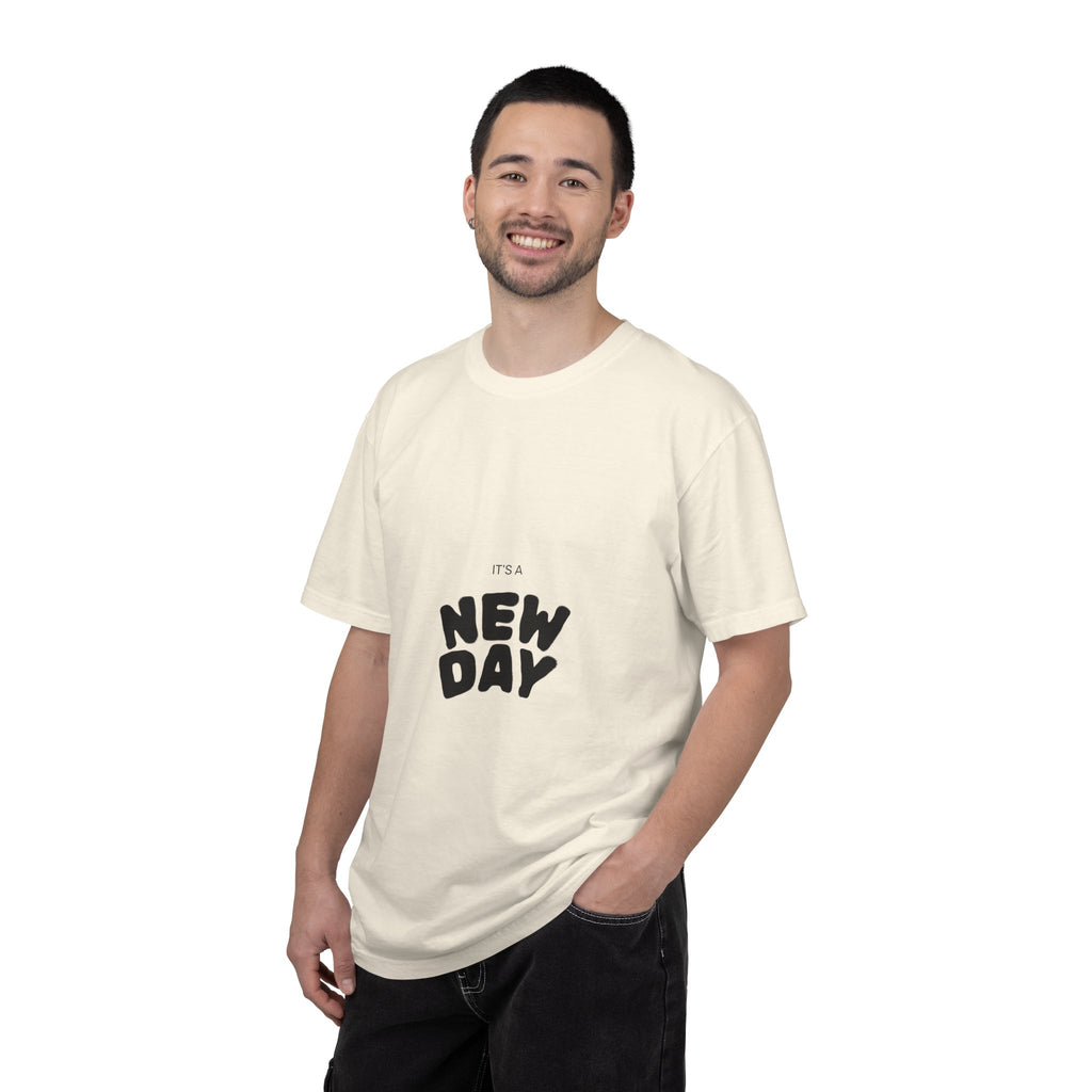 New Day Graphic T-Shirt — "It's a New Day" Positive Message Tee
