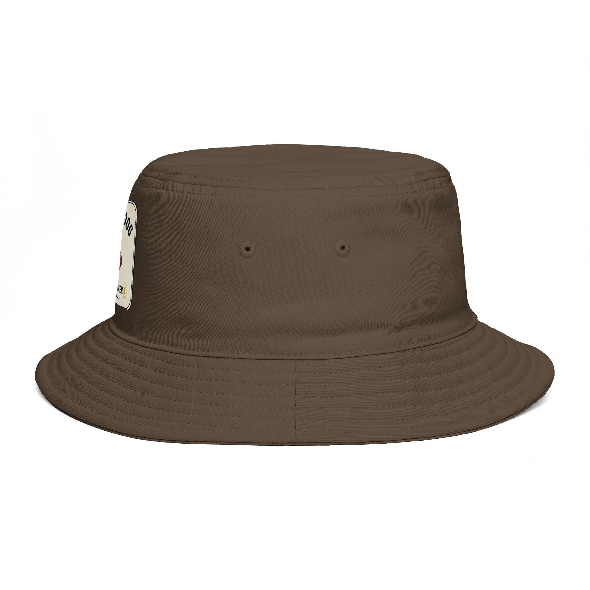 I Love My Dog Bucket Hat — Vintage Dog Patch Summer Pet Lover Hat