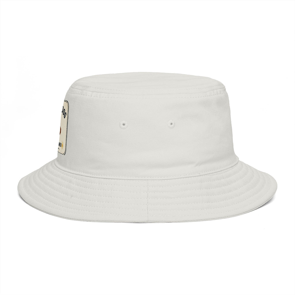 I Love My Dog Bucket Hat — Vintage Dog Patch Summer Pet Lover Hat