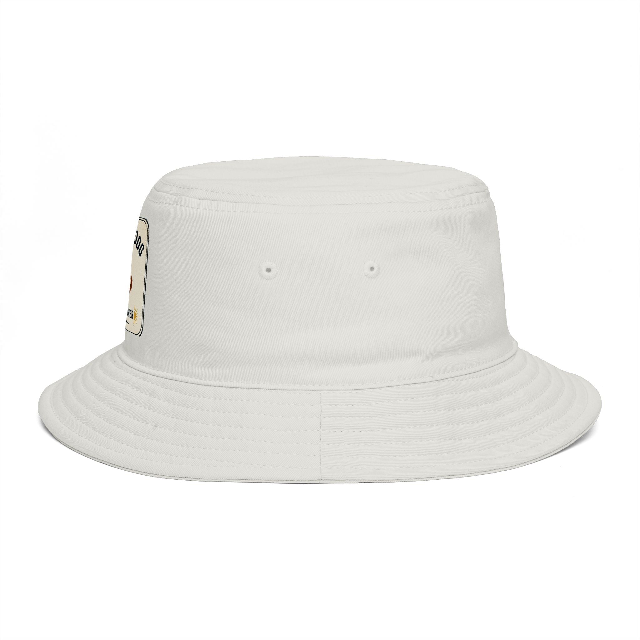 I Love My Dog Bucket Hat — Vintage Dog Patch Summer Pet Lover Hat